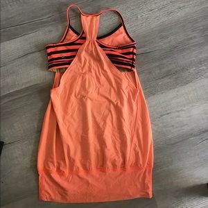 Luluemon No Limits Tank Sea Stripe Light Flare